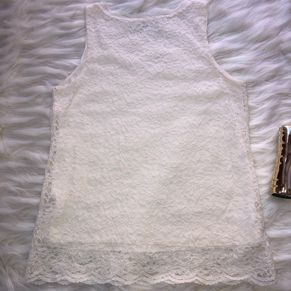 Ann Taylor LOFT lace tank!. - Picture 5 of 5